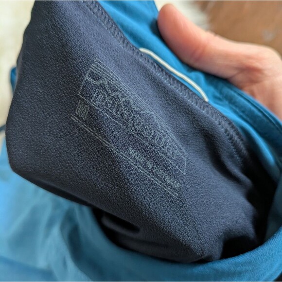 Patagonia Strider Pro Shorts Womens 36x3.5 Blue 2-tone Drawstring Lined M Medium - Picture 4 of 4